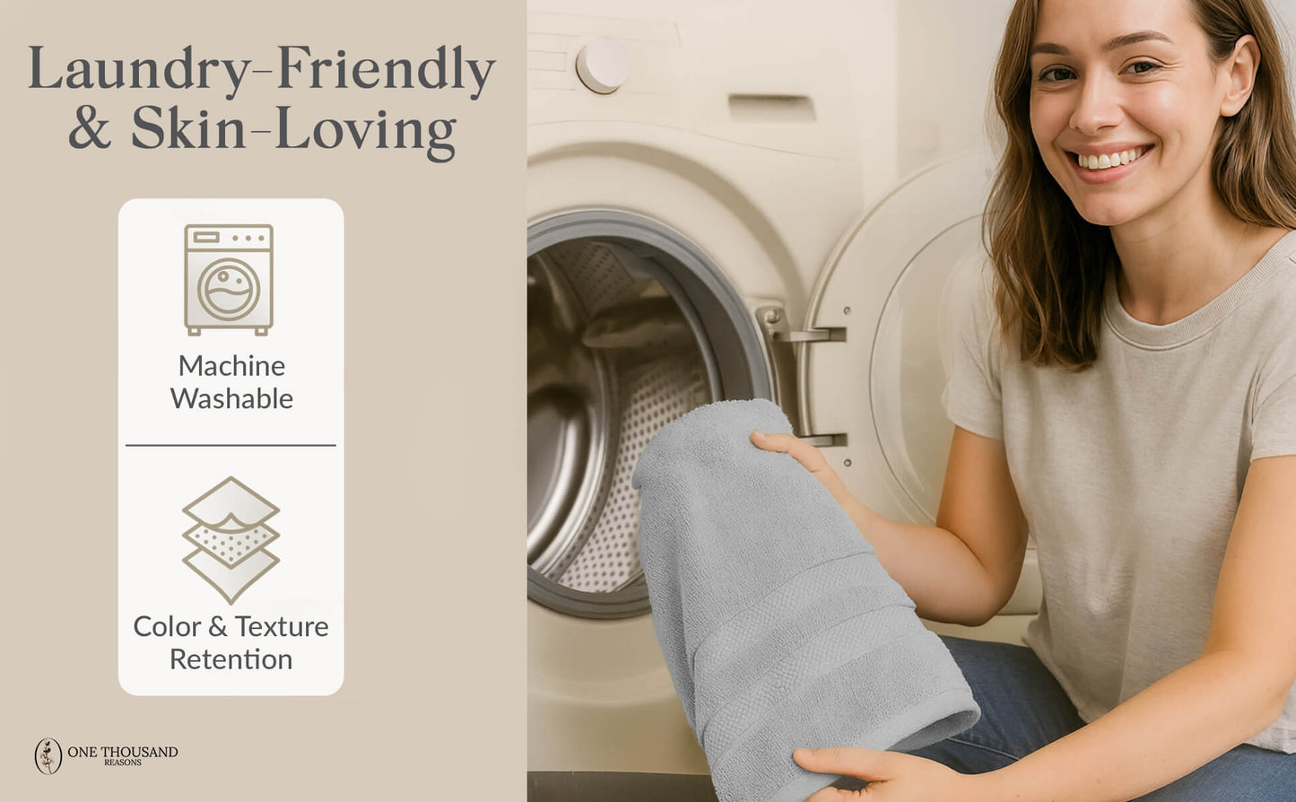 Triple Stripe Zero-Twist Towel Set – 6-Piece Luxury Cotton for Spa-Like Comfort